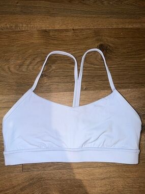 lululemon athletica White Strappy Seamless Sports Bra